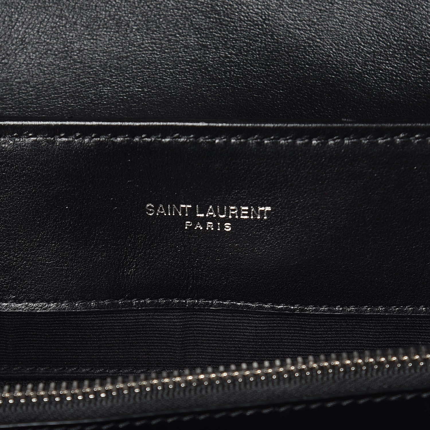 Saint Laurent Calfskin Y Quilted Monogram Medium Loulou Chain Satchel Black 6 of 12