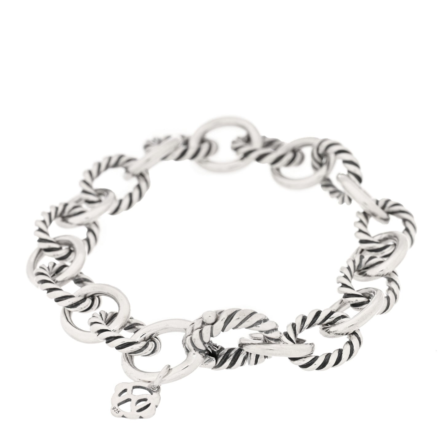 Sterling Silver 10mm Medium Oval Link Bracelet