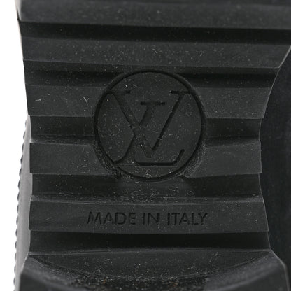 Louis Vuitton Suede Calfskin Monogram LV Black Heart Laureate Platform Desert Boots 38 Black 8 of 8