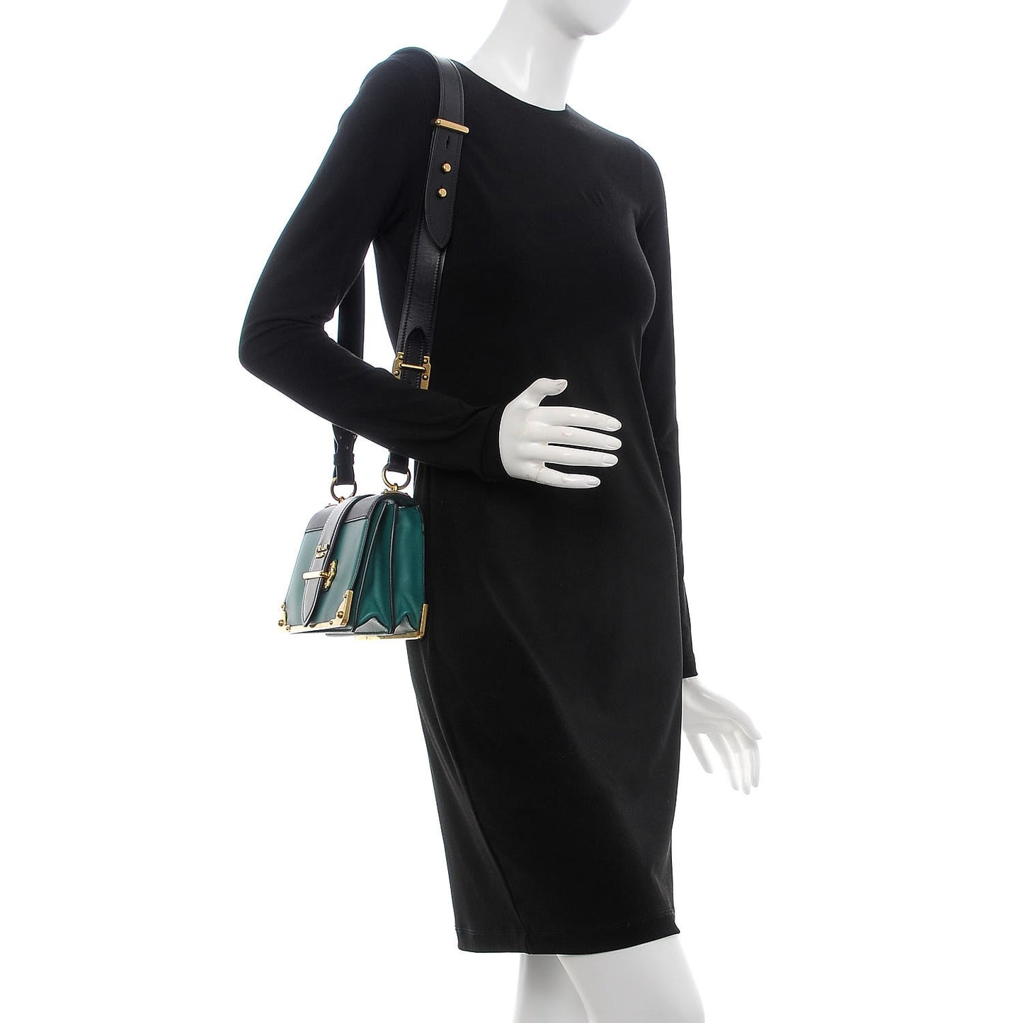 City Calf Saffiano Cahier Bag Assenzio Black