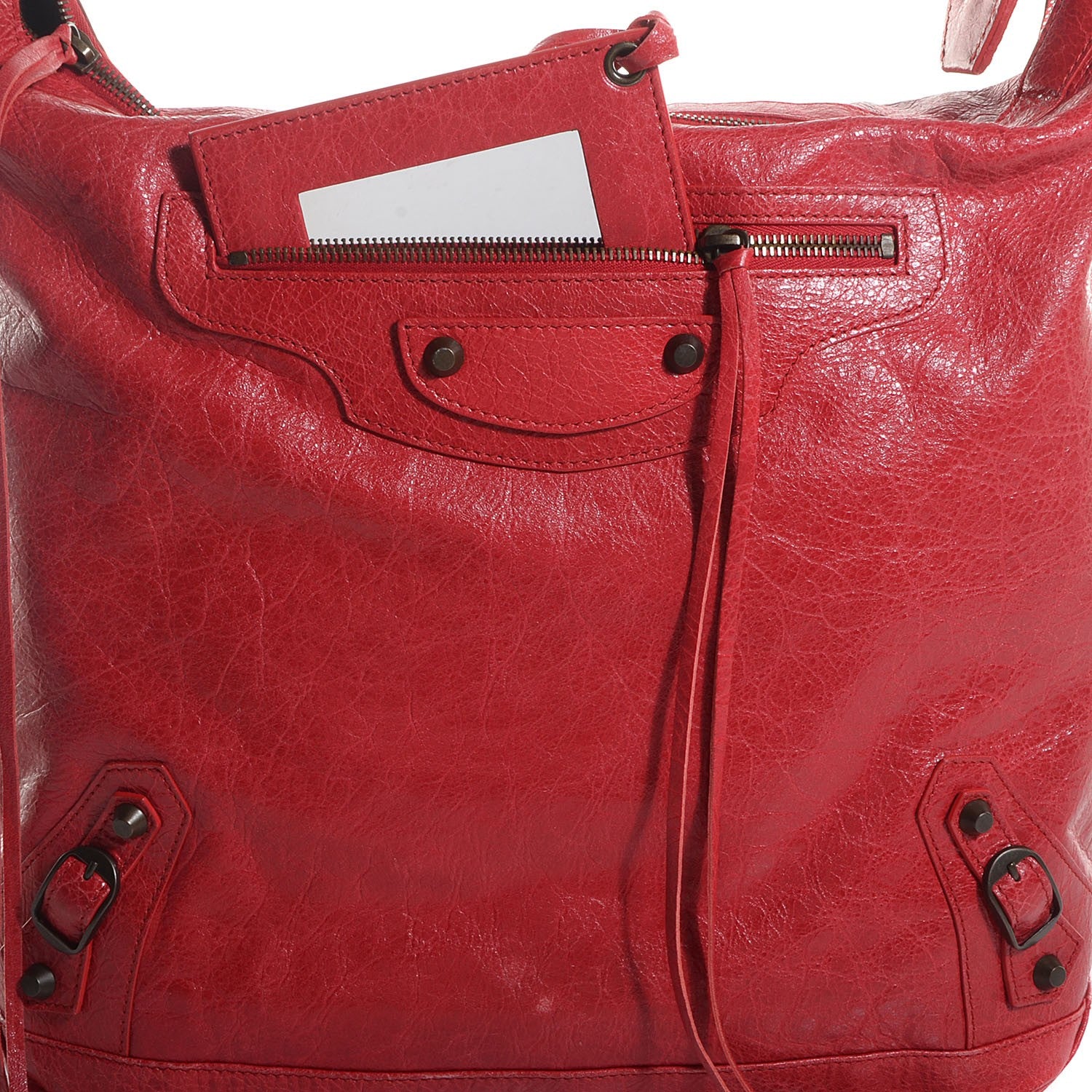 Balenciaga Agneau Classic Hardware Day Hobo Rouge Cardinal 11 of 11
