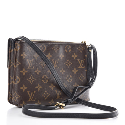 Louis Vuitton Monogram Twice Pochette Black 3 of 12
