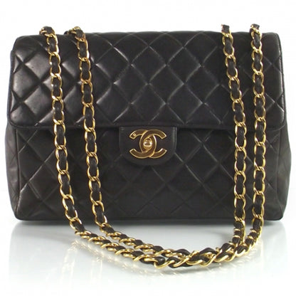 Chanel Vintage Lambskin JUMBO Flap 1 of 10