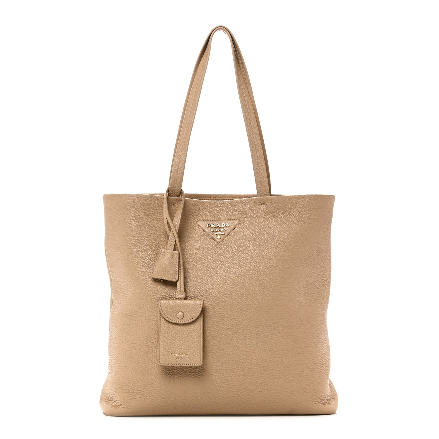 Vitello Daino Soft Large Tote Bag Sabbia