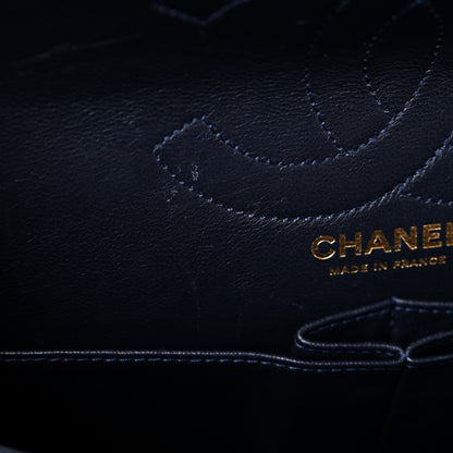 Chanel Jersey Quilted 2.55 Reissue 226 Flap Navy 12 of 14