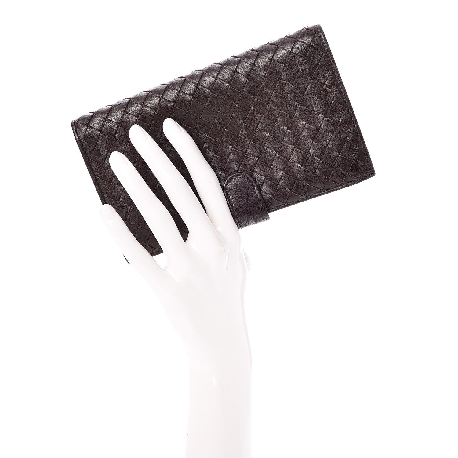 Bottega Veneta Nappa Intrecciato Continental Wallet Ebano 2 of 7
