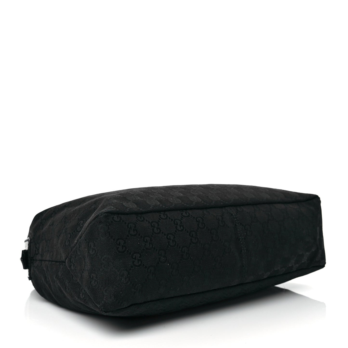 Monogram Medium Horsebit Chain Hobo Black