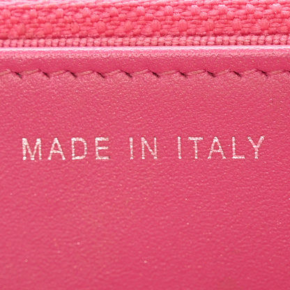 Chanel Caviar Quilted Wallet on Chain WOC Fuchsia 7 of 11