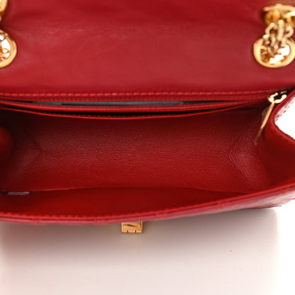 Chanel Aged Calfskin Quilted 2.55 Reissue Mini Flap Red 5 of 10