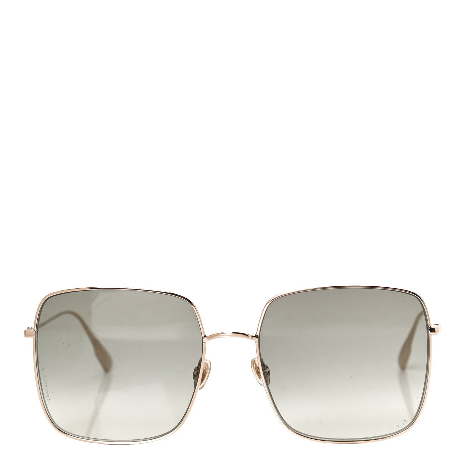 Christian Dior Metal Stellaire 1 Square Sunglasses Gold 2 of 8