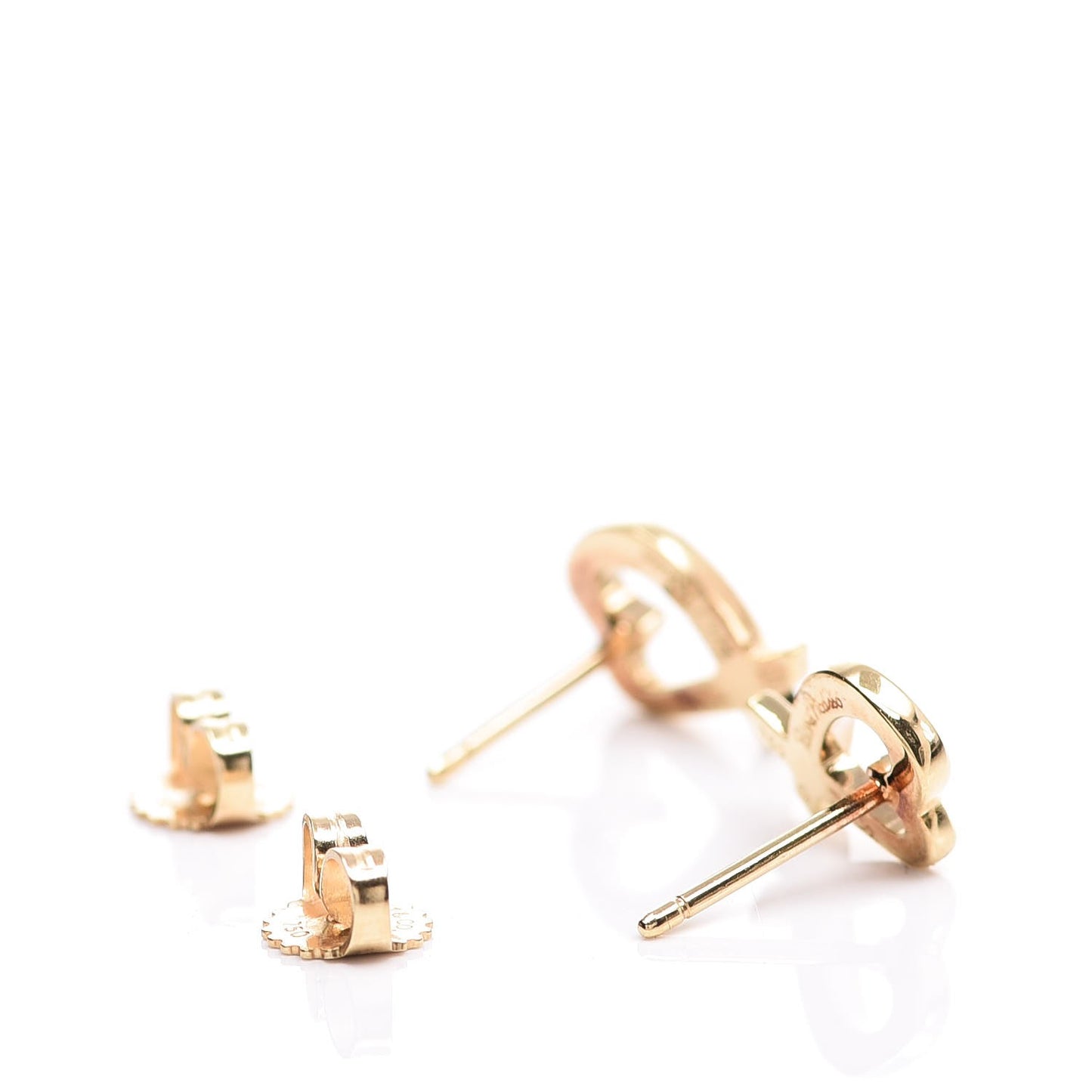 18K Yellow Gold Mini Paloma Picasso Loving Heart Earrings