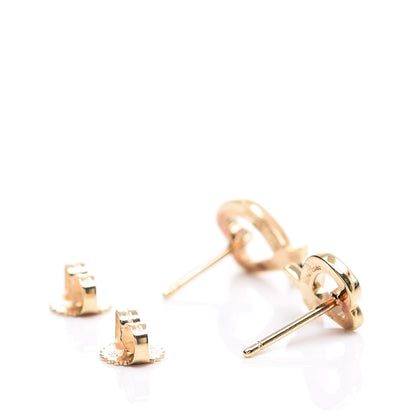 Tiffany 18K Yellow Gold Mini Paloma Picasso Loving Heart Earrings 3 of 10