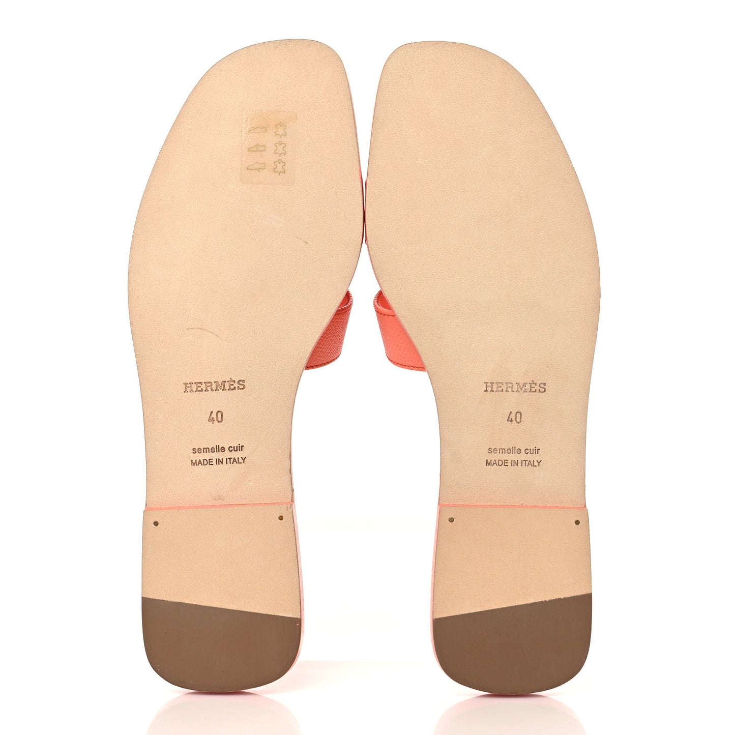 Epsom Oran Sandals 40 Orange Joey