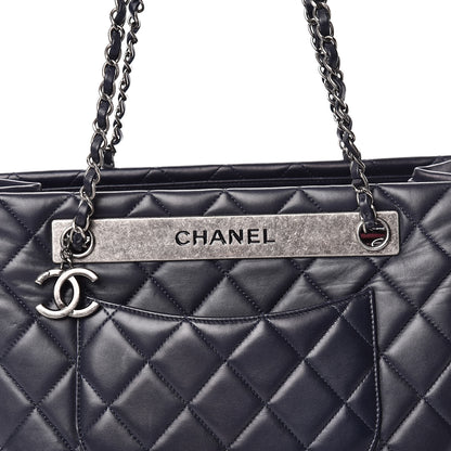 Chanel Lambskin Quilted Trendy CC Tote Navy 12 of 19