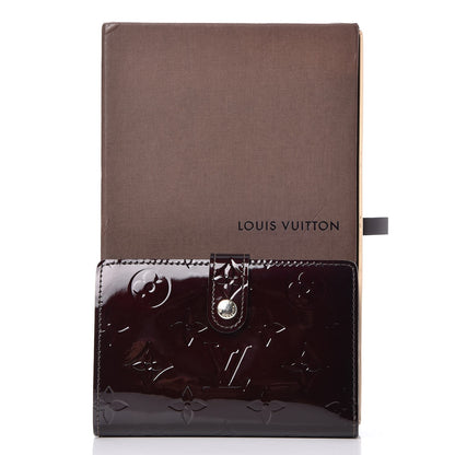 Louis Vuitton Vernis French Purse Wallet Amarante 10 of 10