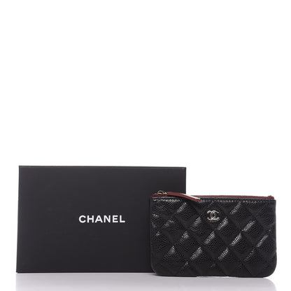 Chanel Caviar Quilted Small Cosmetic Case Black 11 of 11