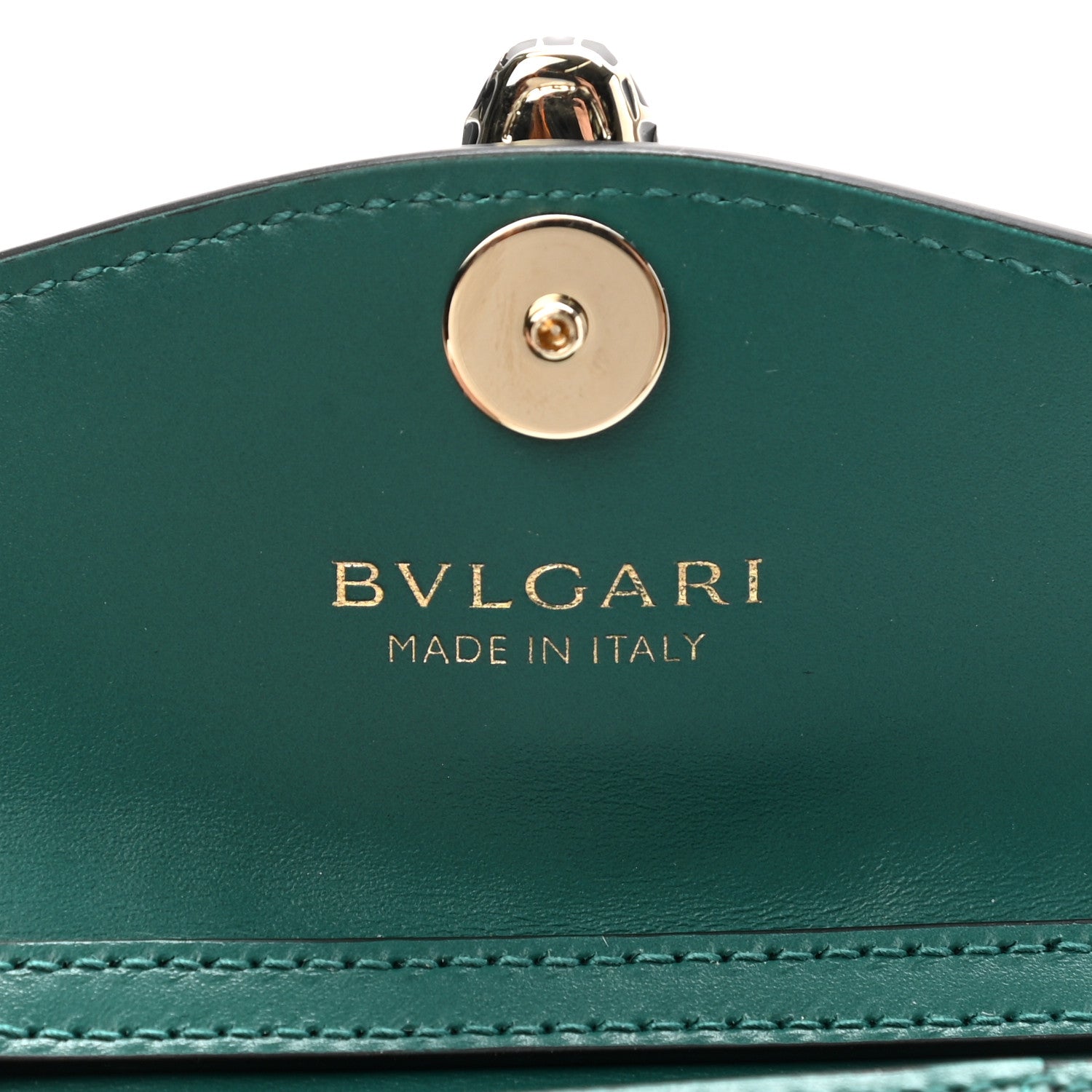 Bulgari Calfskin Serpenti Forever Miniature Bag Charm Emerald Green 6 of 8