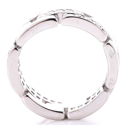 Cartier 18K White Gold Diamond Maillon Panthere Ring 53 6.25 5 of 5