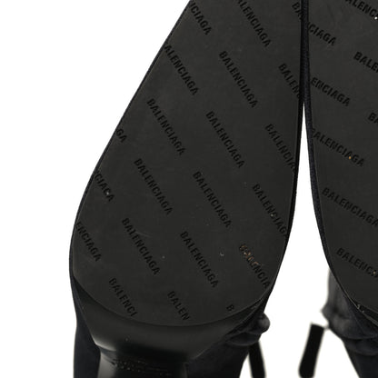 Balenciaga Smooth Velvet Ankle Boots 39 Black 8 of 12