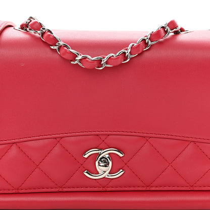 Chanel Calfskin Small Tramezzo Flap Red 8 of 12