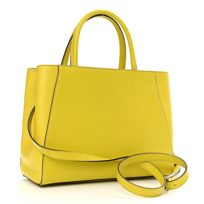 Fendi Vitello Elite Petite 2Jours Tote Cedro 3 of 11