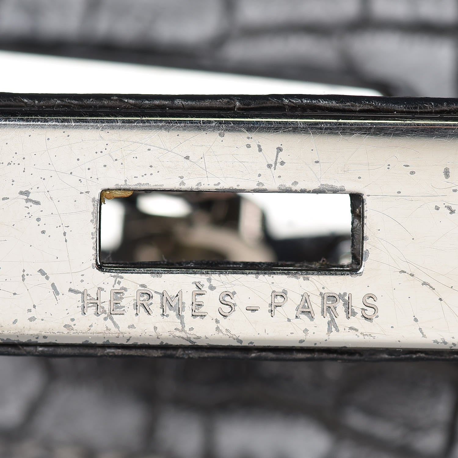 Hermes Matte Niloticus Crocodile Birkin 30 Gris Elephant 45 of 45