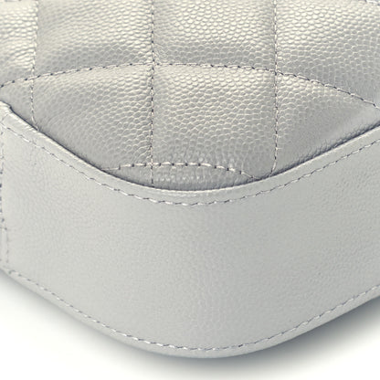 Chanel Caviar Quilted Camera Case Grey 9 of 10
