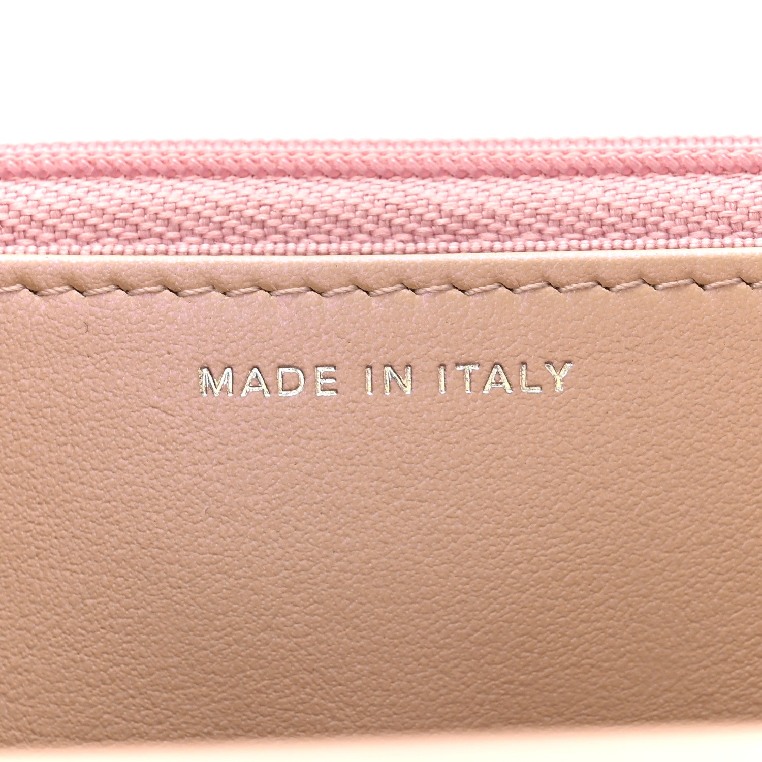 Chanel Iridescent Calfskin Quilted Wallet On Chain WOC Pink 7 of 12