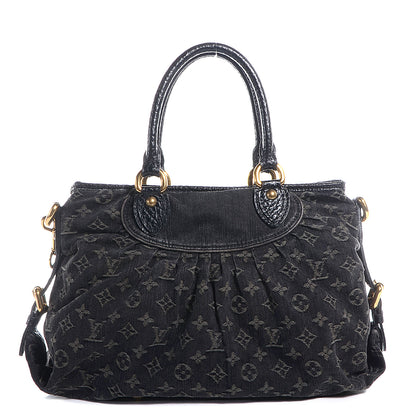 Louis Vuitton Denim Neo Cabby MM Black 1 of 7