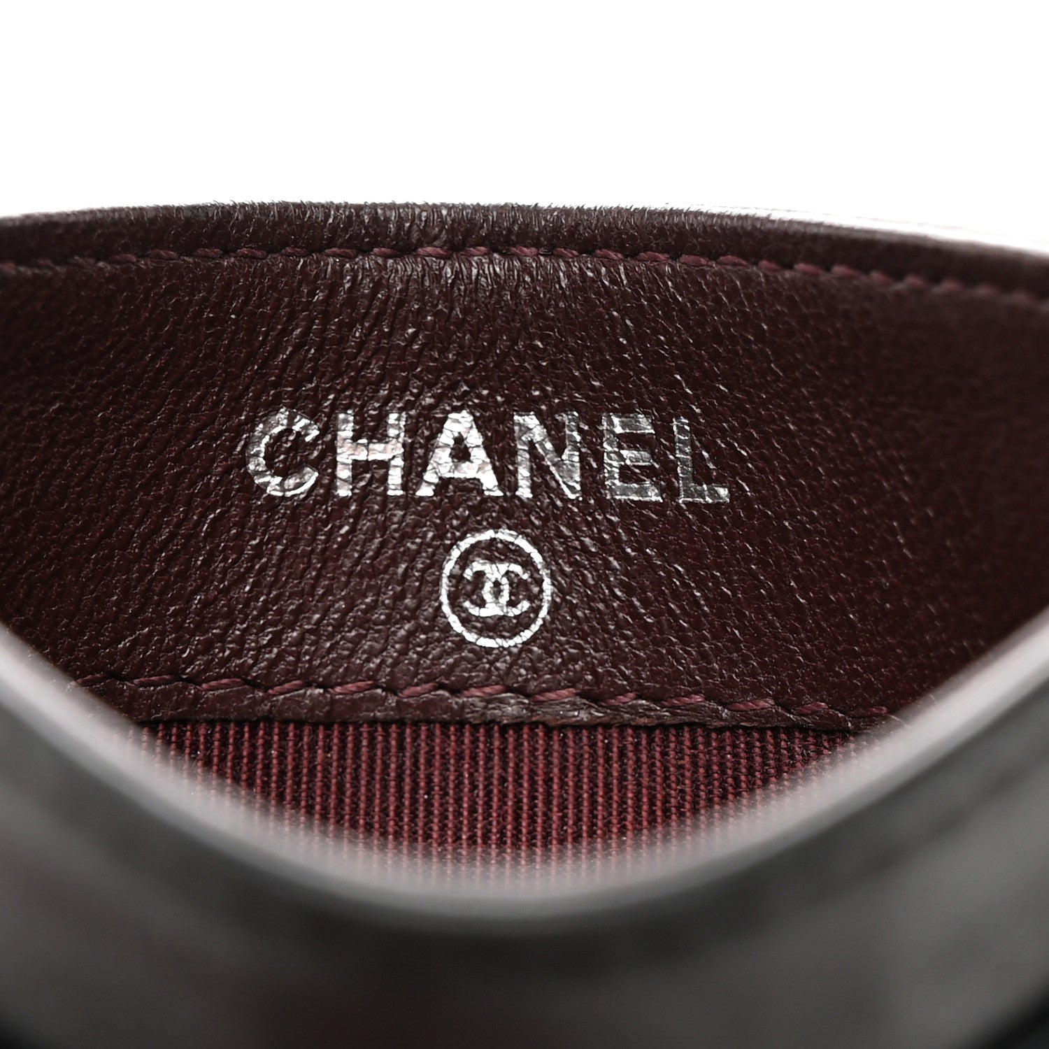 Chanel Lambskin Quilted Card Holder Black 6 of 9