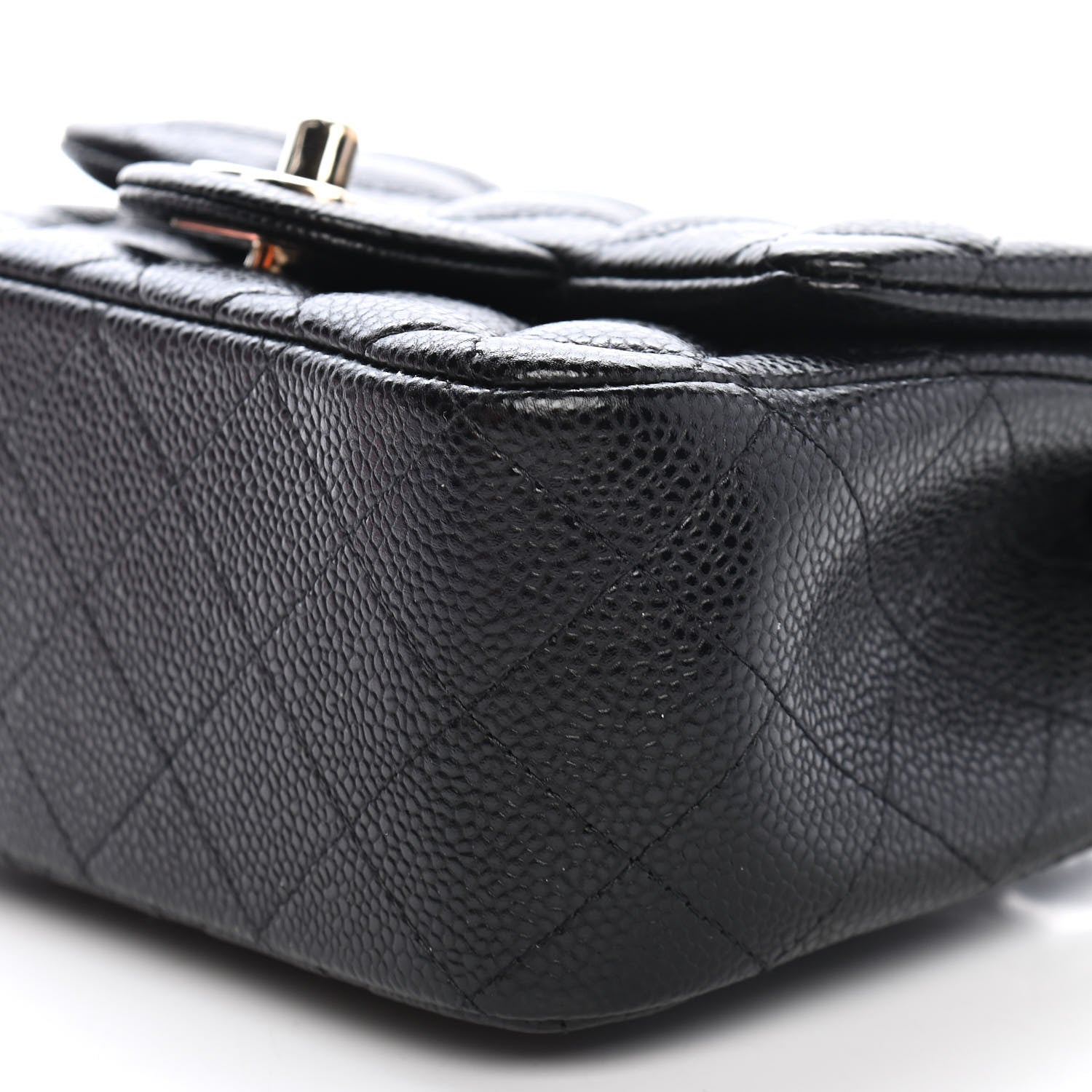 Chanel Caviar Quilted Mini Square Flap Black 8 of 8