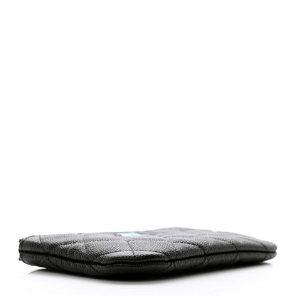 Chanel Caviar Quilted Small Cosmetic Case Black 4 of 8