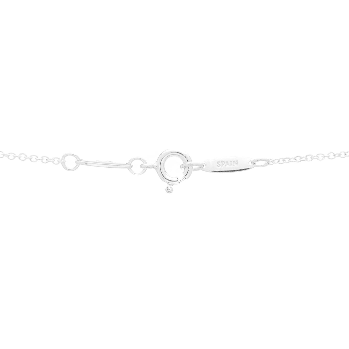 Sterling Silver 18K Rose Gold Elsa Peretti Double Open Heart Pendant Necklace