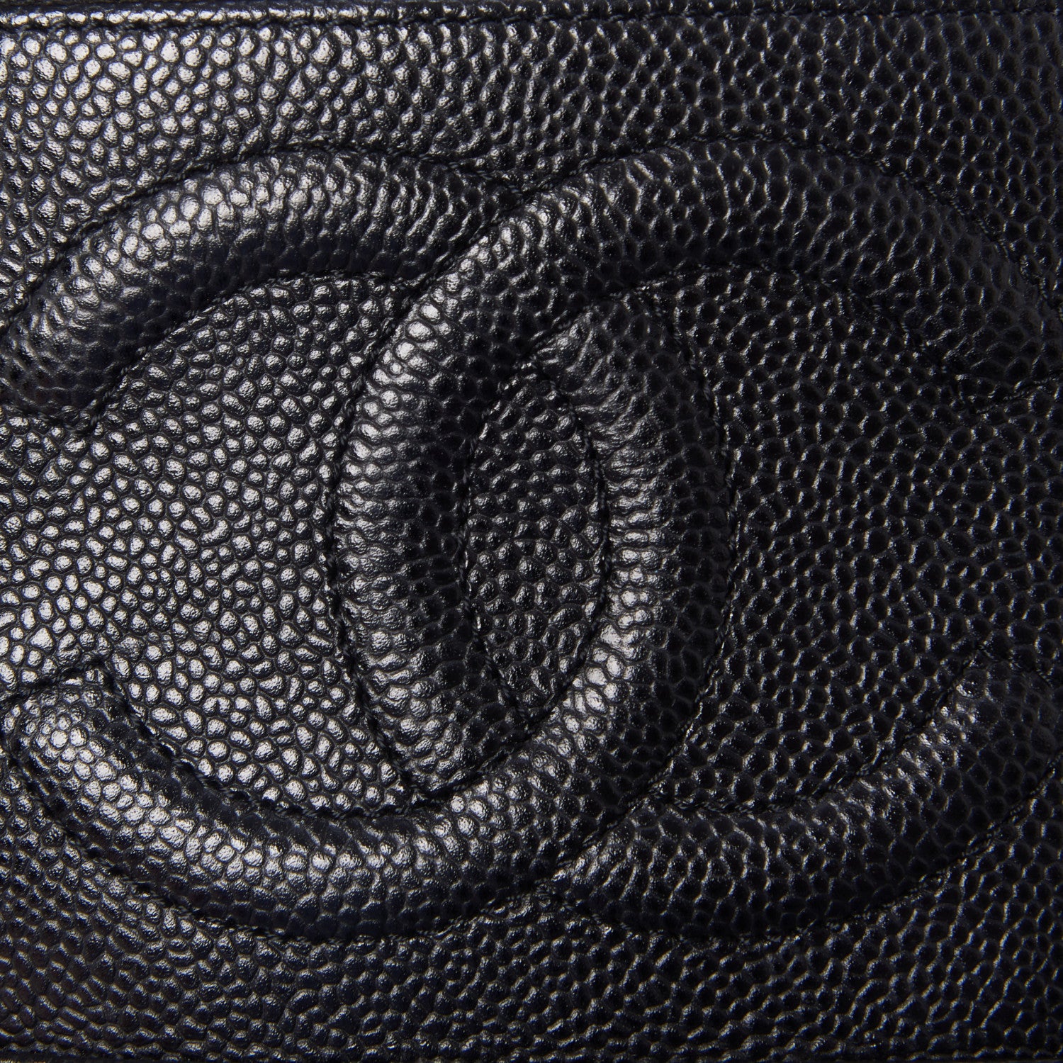 Chanel Caviar Vanity Cosmetic Case Black 7 of 9