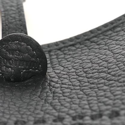 Hermes Taurillon Clemence Evelyne TPM Black 7 of 11