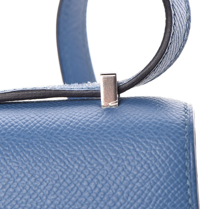 Hermes Epsom Constance 18 Bleu Azur 18 of 20