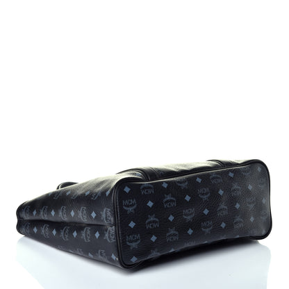MCM Visetos Shopping Tote Black 4 of 9
