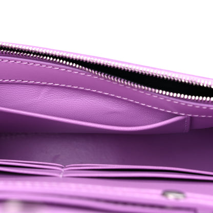 Balenciaga Shiny Box Calfskin Tonal B Hourglass Chain Bag Liliac 7 of 7