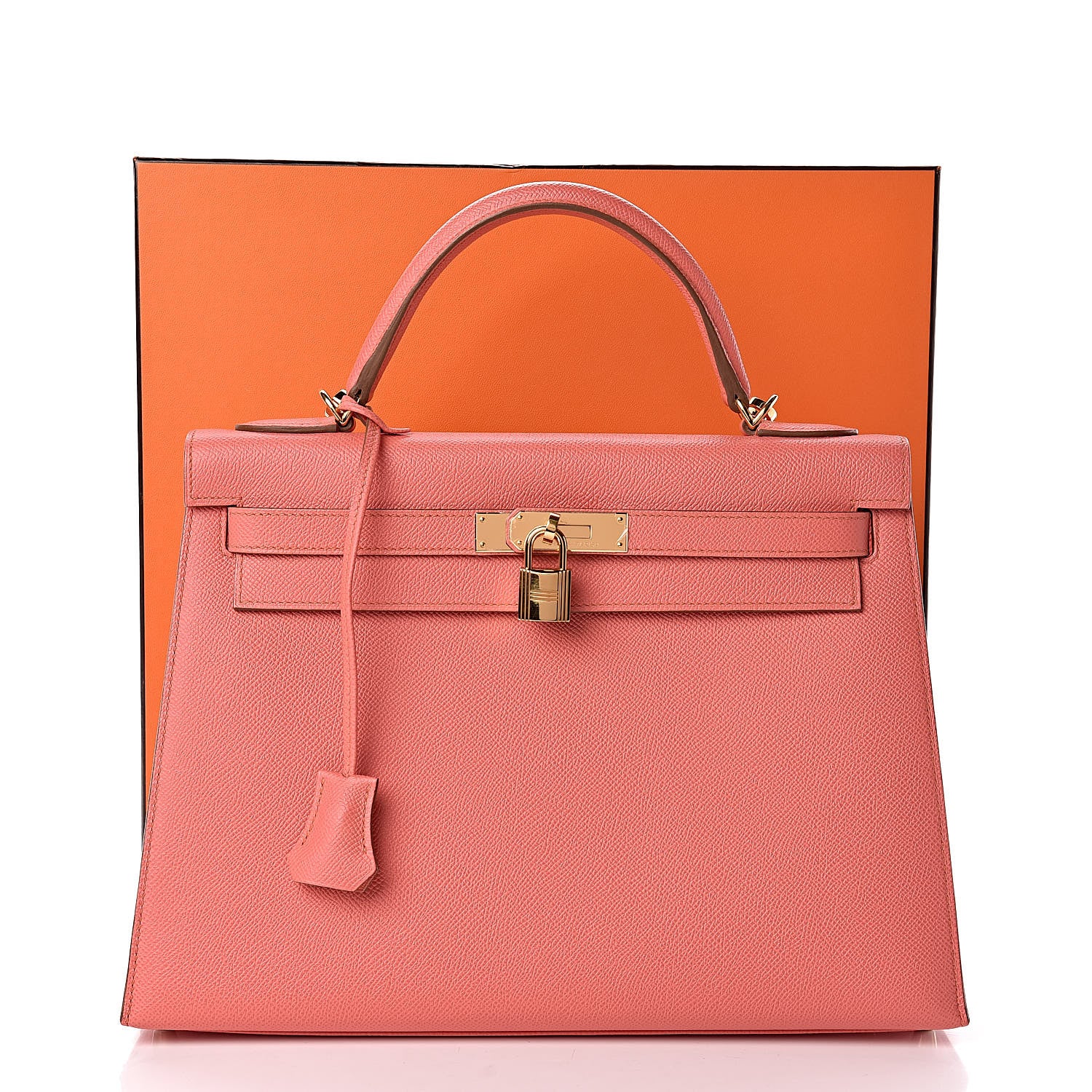 Hermes Epsom Kelly Sellier 32 Flamingo 16 of 16