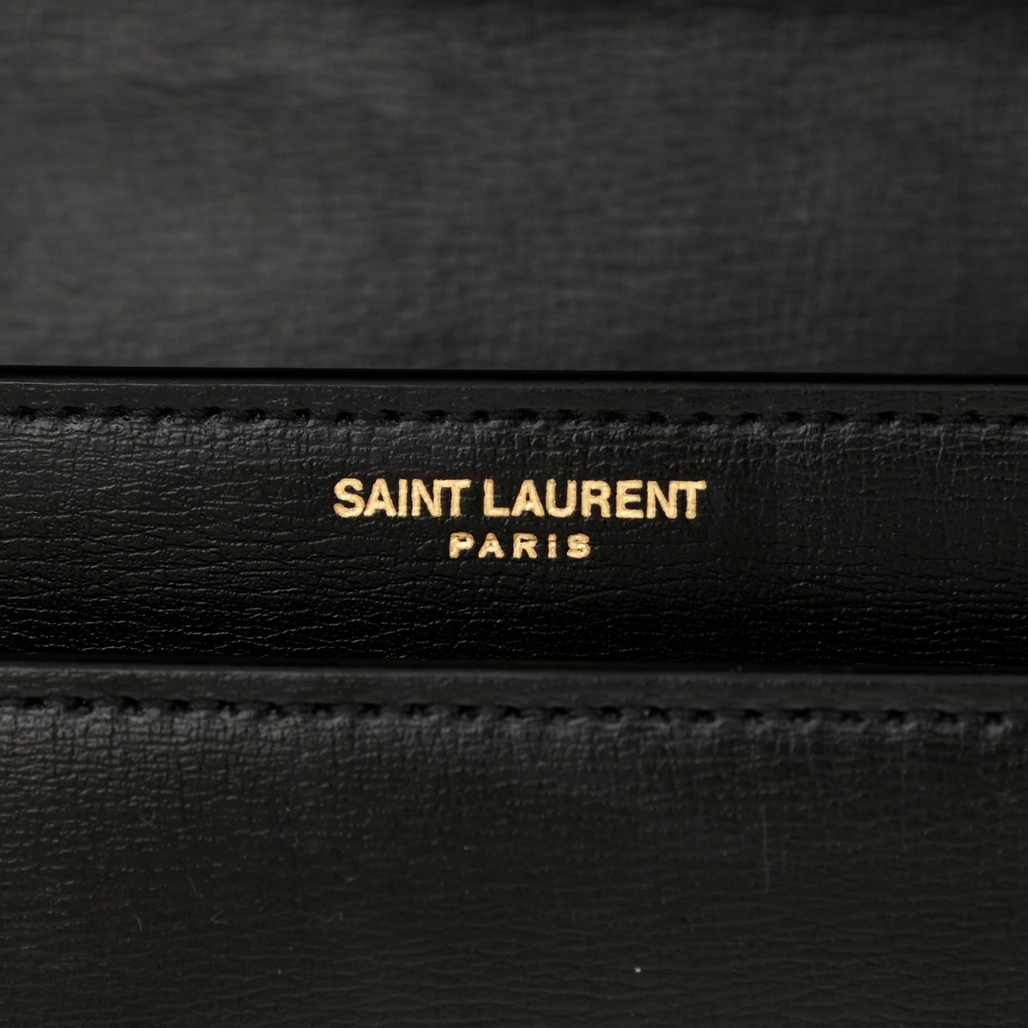 Smooth Calfskin Medium Monogram Sunset Satchel Black