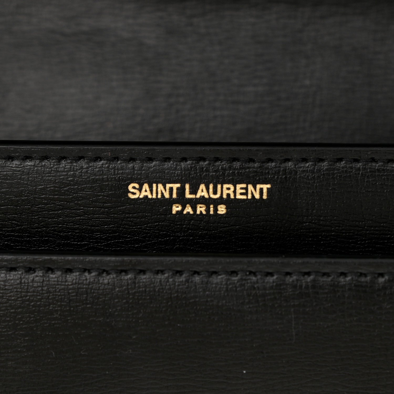 Saint Laurent Smooth Calfskin Medium Monogram Sunset Satchel Black 7 of 14