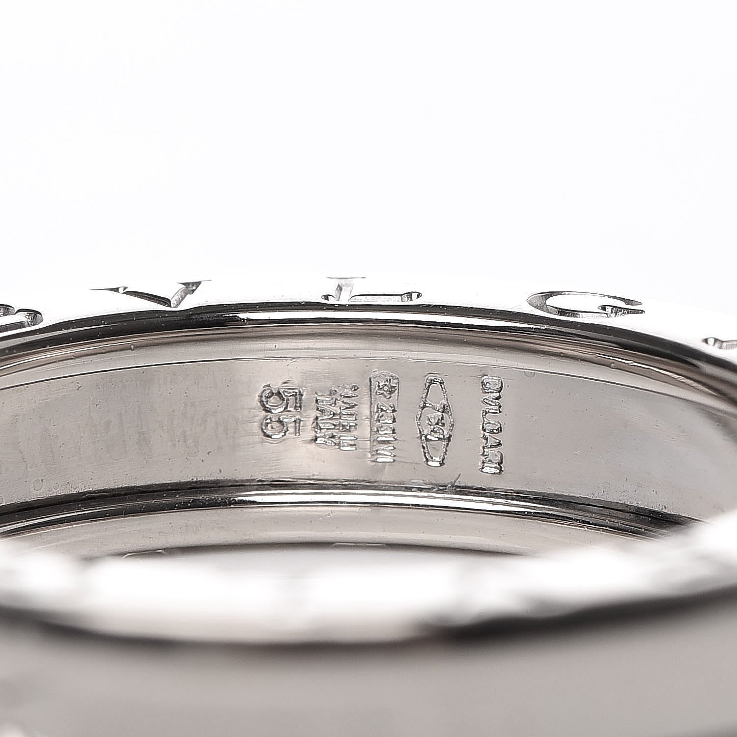 Bulgari 18K White Gold B.Zero1 One-Band Ring 55 7.25 5 of 5