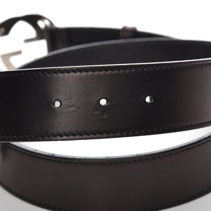 Gucci Calfskin Interlocking G 40mm Belt 95 38 Black 4 of 7