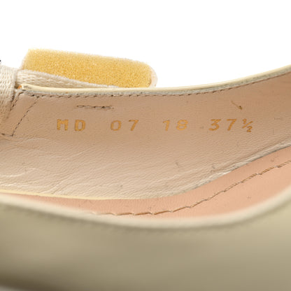 Christian Dior Patent Ribbon J'Adior Slingback 65mm Pumps 37.5 Off White 6 of 10