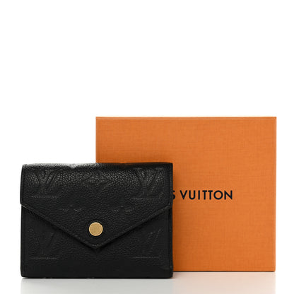 Louis Vuitton Empreinte Victorine Wallet Black 8 of 8