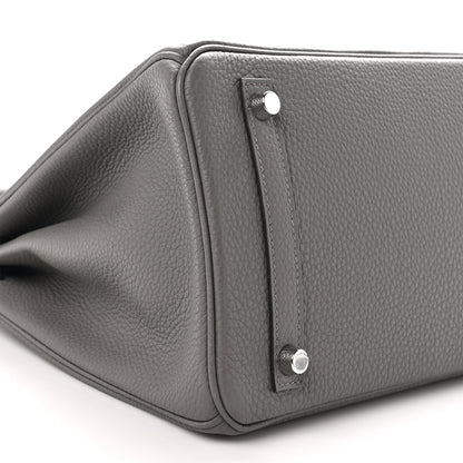 Hermes Togo BIRKIN 30 Etain 9 of 12