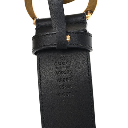 Gucci Calfskin Double G 40mm Belt 85 34 Black 3 of 5