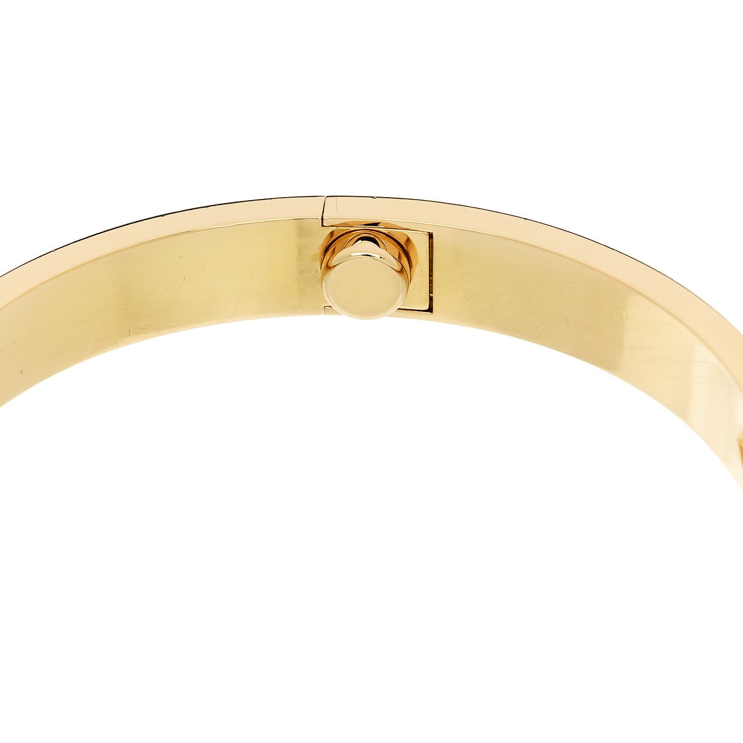 Cartier 18K Yellow Gold 4 Diamond LOVE Bracelet 16 7 of 9