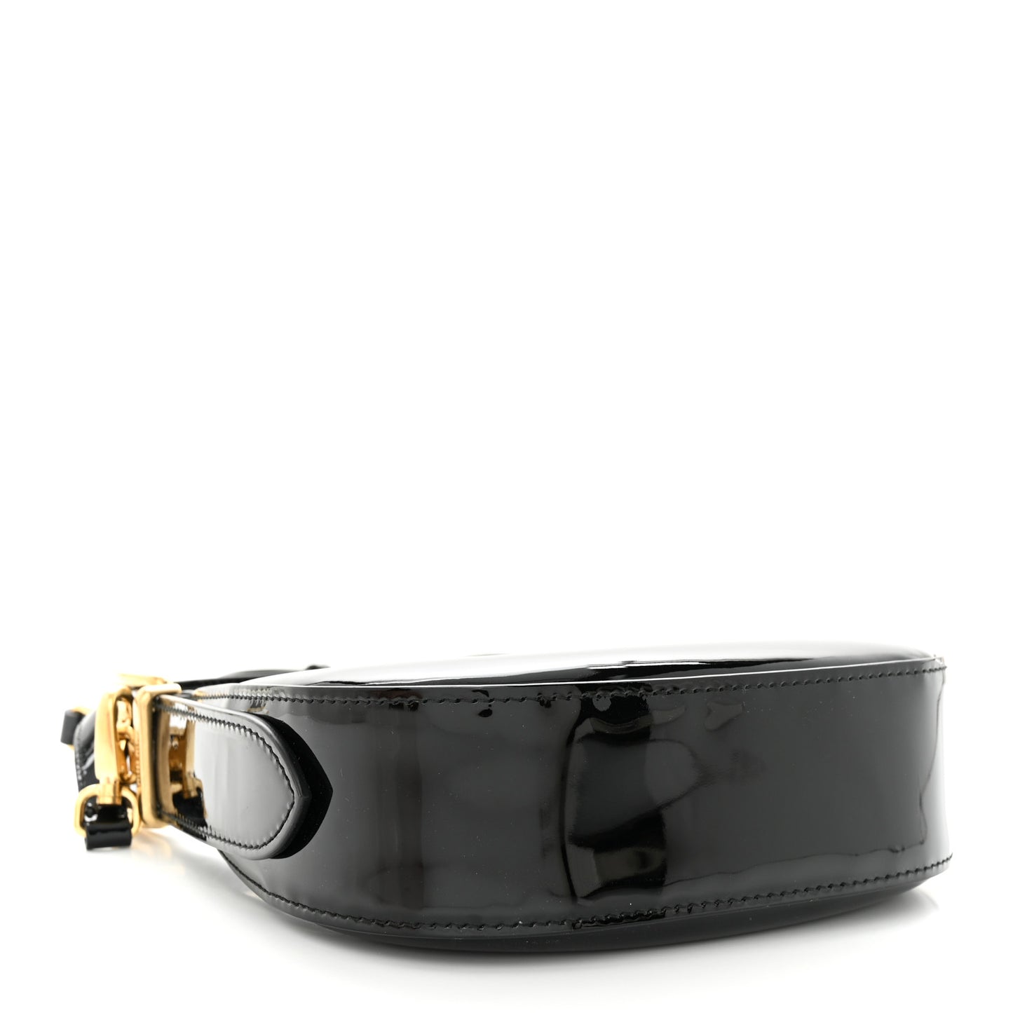 Patent Mini Hobo Black