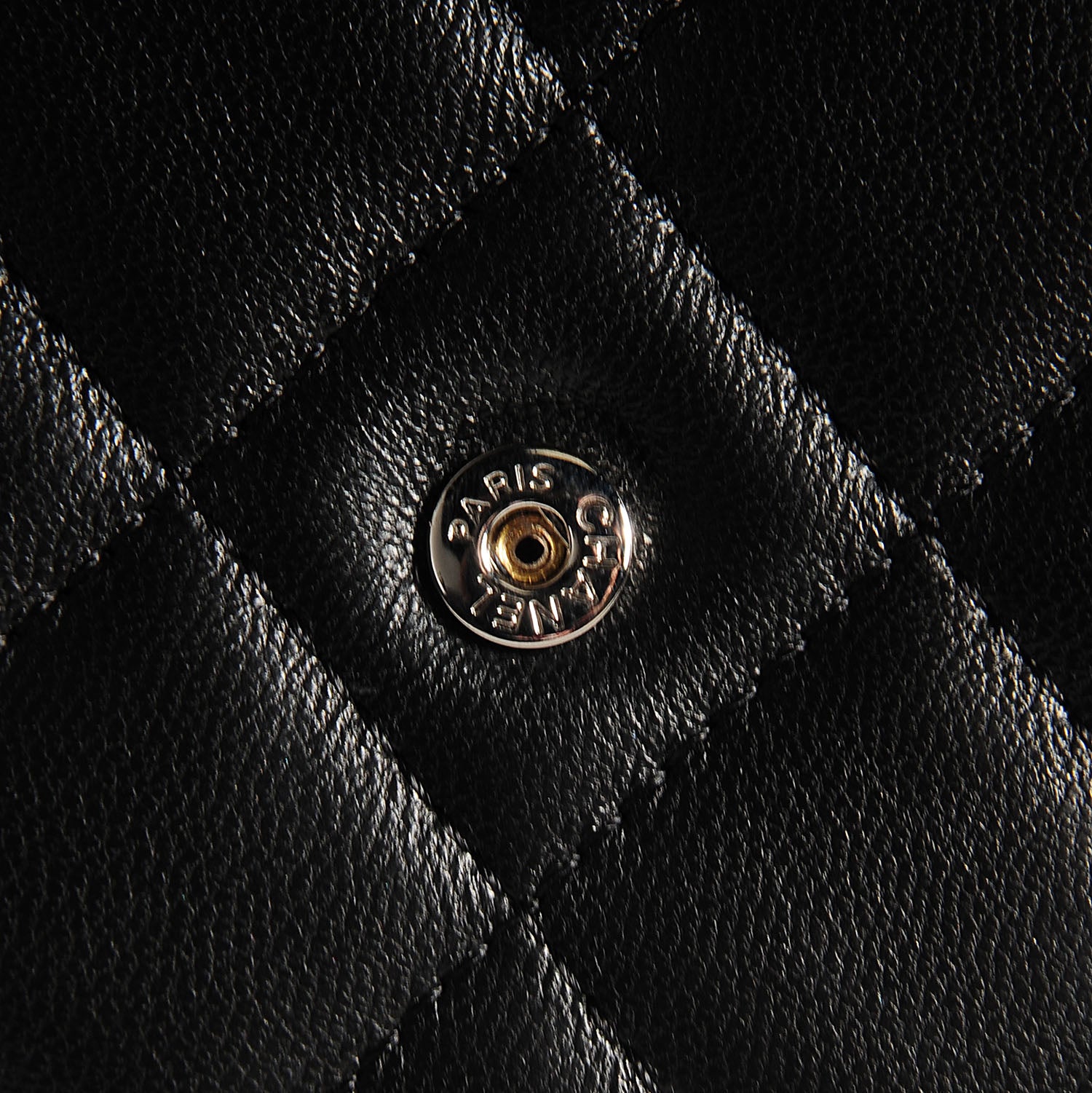 Louis Vuitton CHANEL Lambskin Quilted Wallet On Chain WOC Black 9 of 9